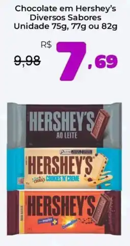 Unicompra Chocolate em Hershey's Diversos Sabores oferta
