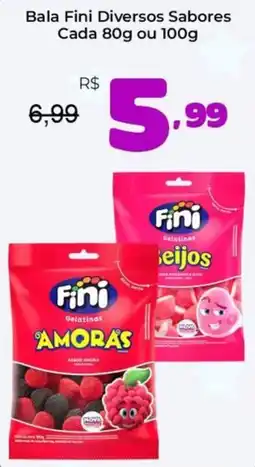 Unicompra Bala Fini Diversos Sabores oferta