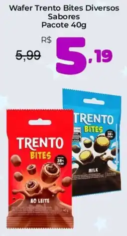 Unicompra Wafer Trento bites diversos sabores oferta