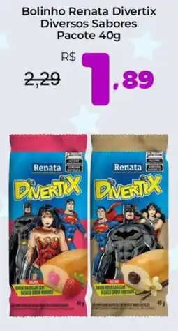 Unicompra Bolinho renata divertix diversos sabores oferta