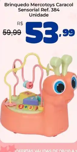 Unicompra Brinquedo Mercotoys Caracol Sensorial oferta