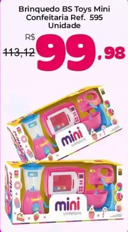 Unicompra Brinquedo bs toys mini confetaria oferta