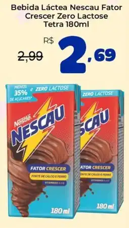Unicompra Bebida Láctea Nescau Fator Crescer Zero Lactose oferta