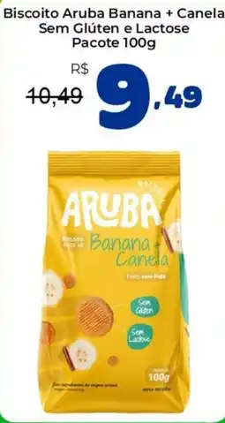 Unicompra Biscoito aruba banana + canela oferta