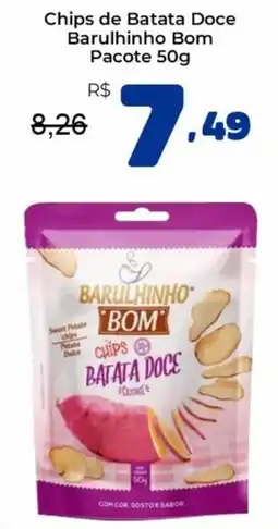 Unicompra chips de batata doce barulhinho bom oferta