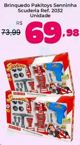 Unicompra Brinquedo Pakitoys Senninha Scuderia oferta