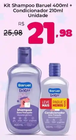 Unicompra Kit Shampoo Baruel + Condicionador oferta