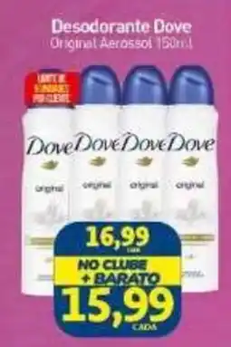 Rede Bom Lugar Desodorante Dove Original Aerosol oferta