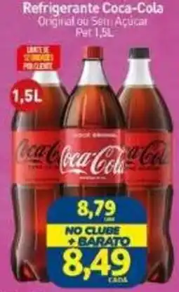 Rede Bom Lugar Refrigerante Coca-Cola Original ou Sem Açúcar oferta