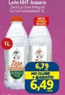 Rede Bom Lugar Leite UHT Jussara Zero Lactose Integral ou Semidesnatado oferta