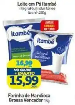 Rede Bom Lugar Leite em Pó Itambé Integral ou Instantâneo oferta
