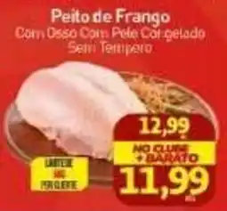 Rede Bom Lugar Peito de Frango Com Osso Com Pêle Congelado Semi Tertipero oferta