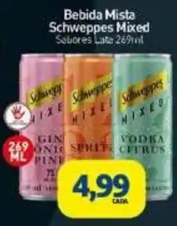 Rede Bom Lugar Bebida Mista Schweppes Mixed oferta