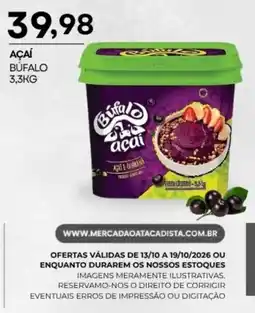 Mercadão Atacadista Açaí búfalo oferta