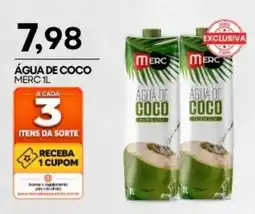 Mercadão Atacadista Água de coco merc 1l oferta
