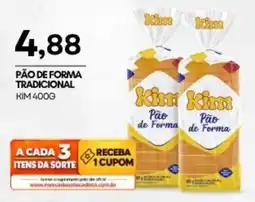 Mercadão Atacadista Pão de forma tradicional kim oferta