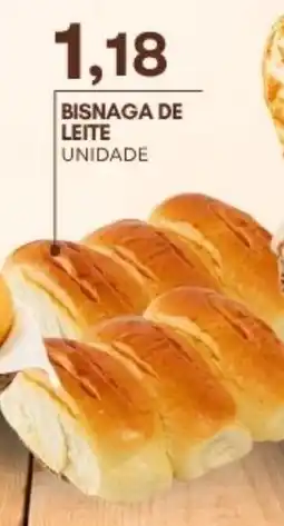 Mercadão Atacadista Bisnaga de leite oferta