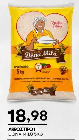 Mercadão Atacadista Arroz tipo 1 dona milú oferta