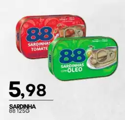 Mercadão Atacadista Sardinha 88 oferta