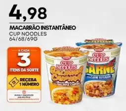 Mercadão Atacadista Macarrão instantâneo cup noodles oferta