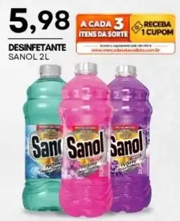 Mercadão Atacadista Desinfetante sanol 2l oferta