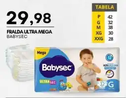Mercadão Atacadista Fralda ultra mega babysec oferta