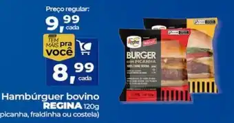 Cometa Supermercados Hambúrguer bovino regina oferta
