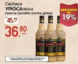 Cometa Supermercados Cachaça ypióca 965ml reserva carvalho (conta-gotas) oferta
