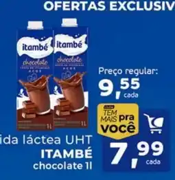 Cometa Supermercados ida láctea UHT ITAMBÉ chocolate 1l oferta