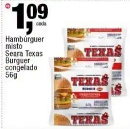 Frangolândia Hambúrguer misto Seara Texas Burguer oferta