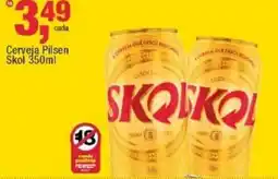 Frangolândia Cerveja Pilsen Skol oferta
