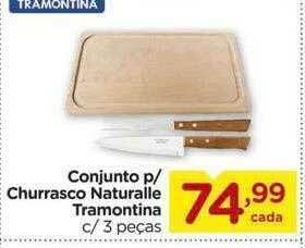 Carrefour Conjunto P Churrasco Naturalle Tramontina oferta