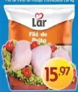 Supermercados Guanabara Filé de Peito de Frango Envolvido Lar oferta