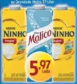 Supermercados Guanabara Desnatado molico tp litro oferta
