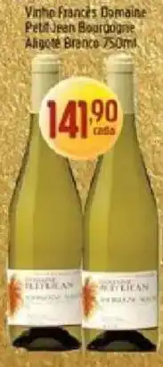 Supermercados Guanabara Vinho francês domaine petit jean bourgogne aligoté branco oferta