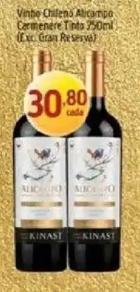 Supermercados Guanabara Vinho chileno altampo oferta