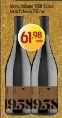 Supermercados Guanabara Vinho Italiano 1958 Estate Nera D'Avoia oferta