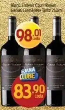 Supermercados Guanabara Vinho Chileno Court Regan oferta