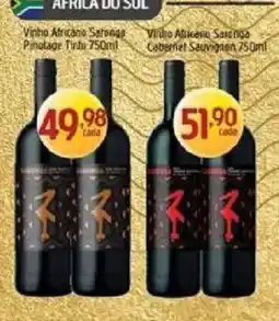 Supermercados Guanabara Vinho Africano Saronga Pinotage Tinto oferta