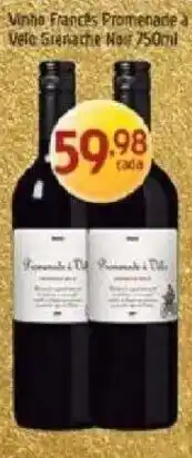 Supermercados Guanabara Vinho francês promenade à vête grenache noir oferta