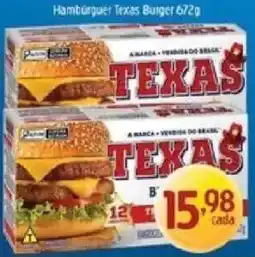 Supermercados Guanabara Hambúrguer texas burger oferta