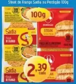 Supermercados Guanabara Steak de Frango Sadia ou Perdigão oferta
