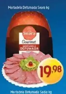 Supermercados Guanabara Mortadela Defumada Seara oferta