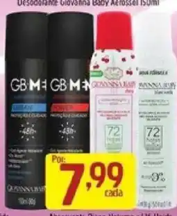 Supermercados Guanabara Desodorante Giovanna Baby Aerosol 150ml oferta