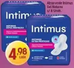 Supermercados Guanabara Intimus absorvente extra proteção oferta