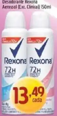 Supermercados Guanabara Desodorante rexona aerosol oferta