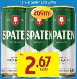 Supermercados Guanabara Cerveja Spaten Lata oferta