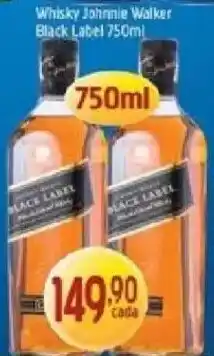 Supermercados Guanabara Whisky Johnnie Walker Black Label oferta