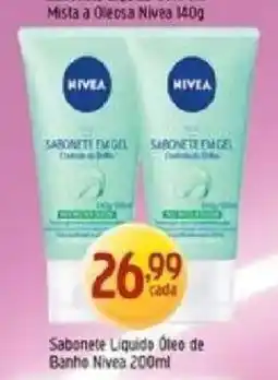 Supermercados Guanabara Sabonete Líquido Óleo de Banho Nivea oferta