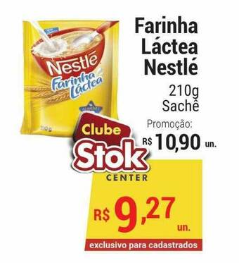 Stok Center Farinha Láctea Nestlé oferta